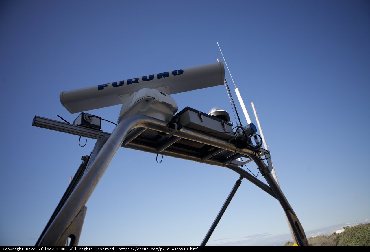 High-Tech Vehicle with Antenna