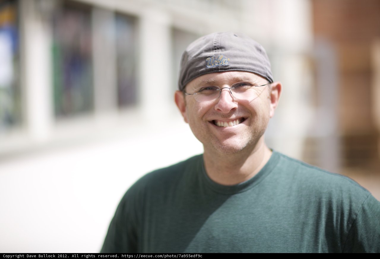 Happy Hat-Wearing Man