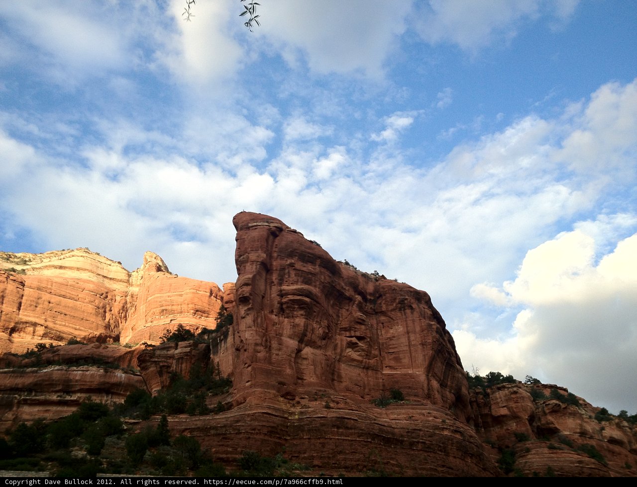 Majestic Rock Formation on Arizona Plateau