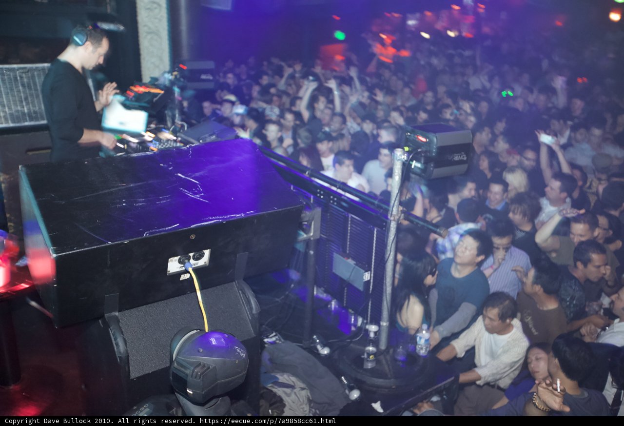 DJ Sasha Gets the Crowd Moving at Sierra Madre Night Club