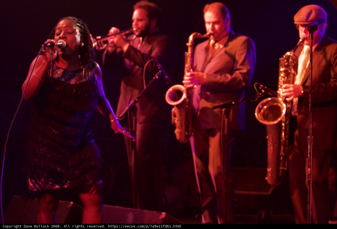 Jazz Queen on Stage