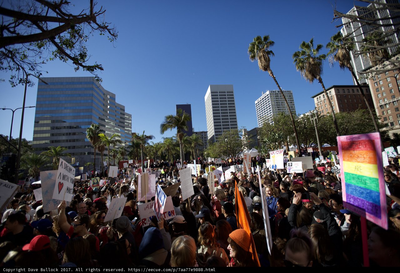 Massive Protest March in Metropolis