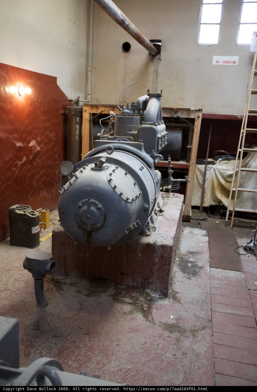 Industrial Machine in an Old Factory Room