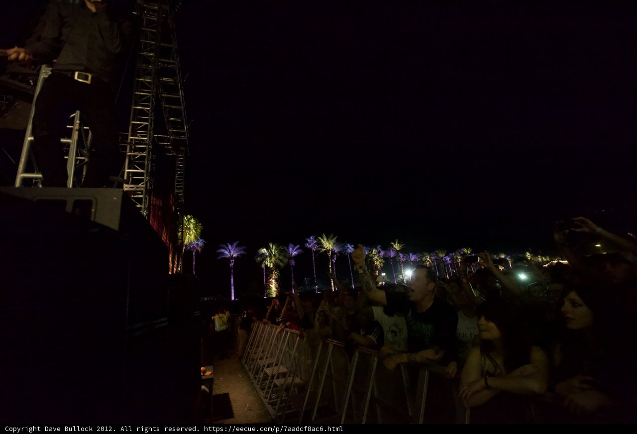 The Concert Crowd Gathers