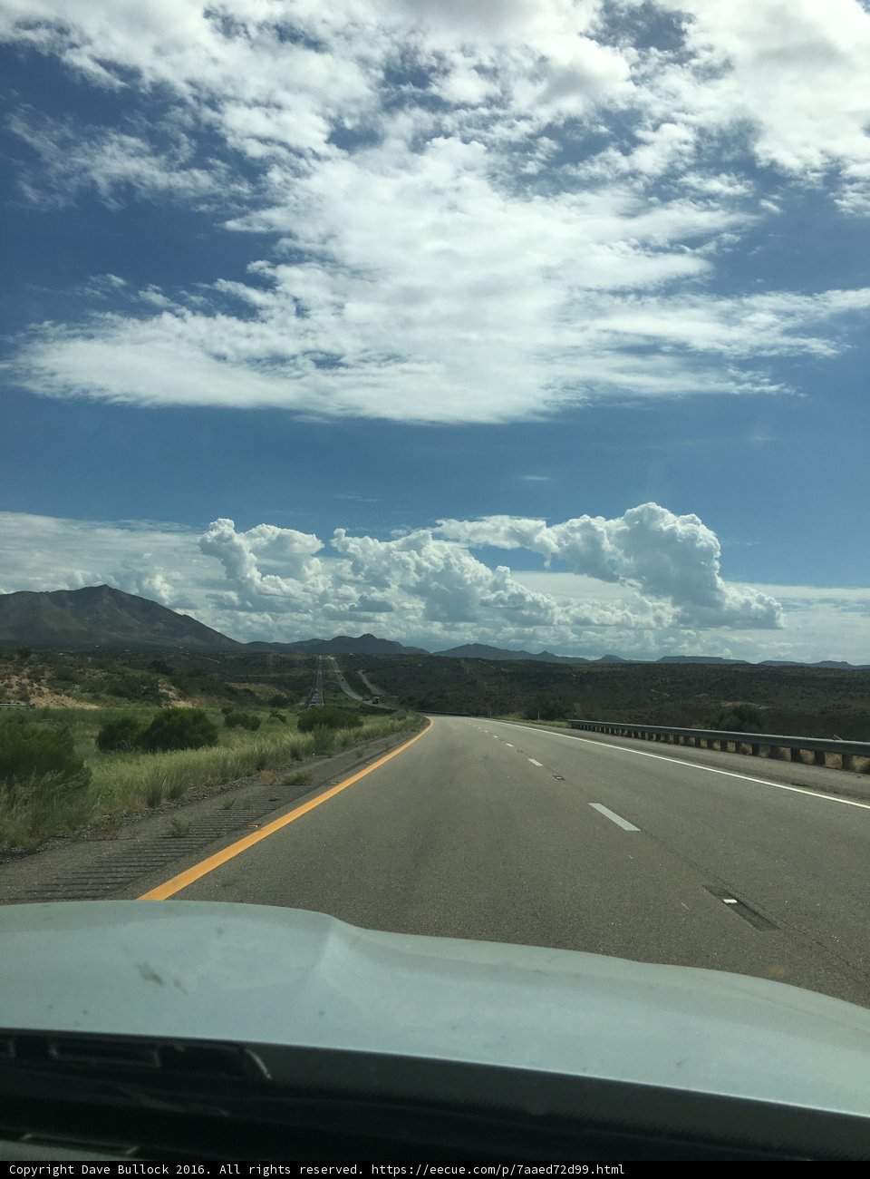 Driving Through the Mojave Desert