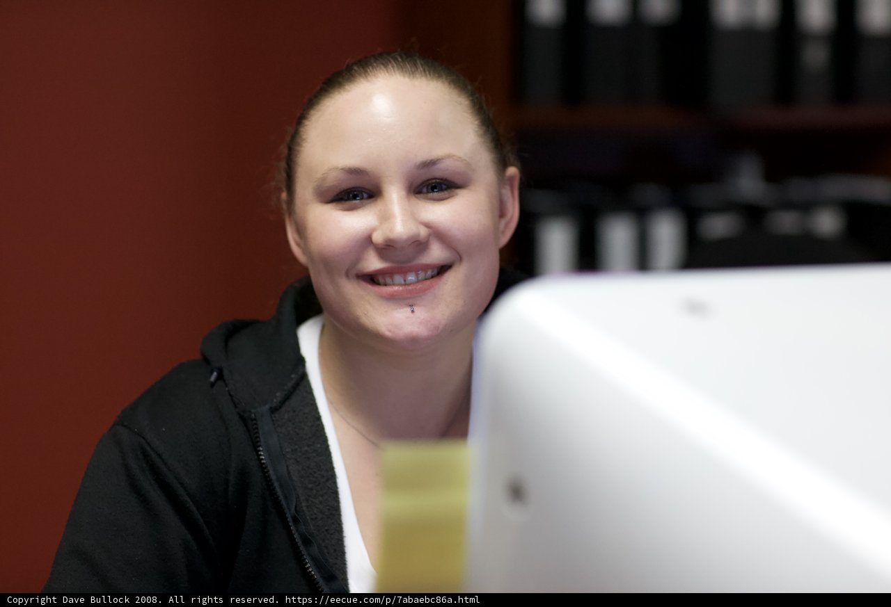 Happy Woman at Work