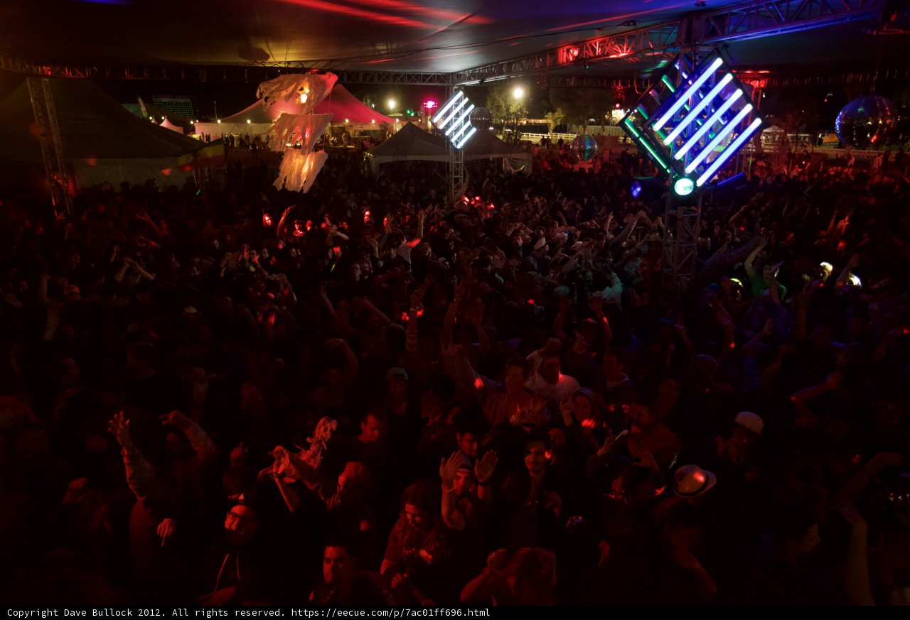 Neon Lights and the Urban Crowd