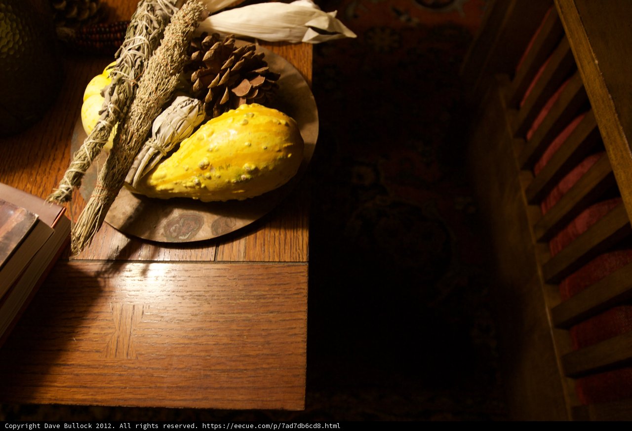Fruit and Literature on a Wooden Table