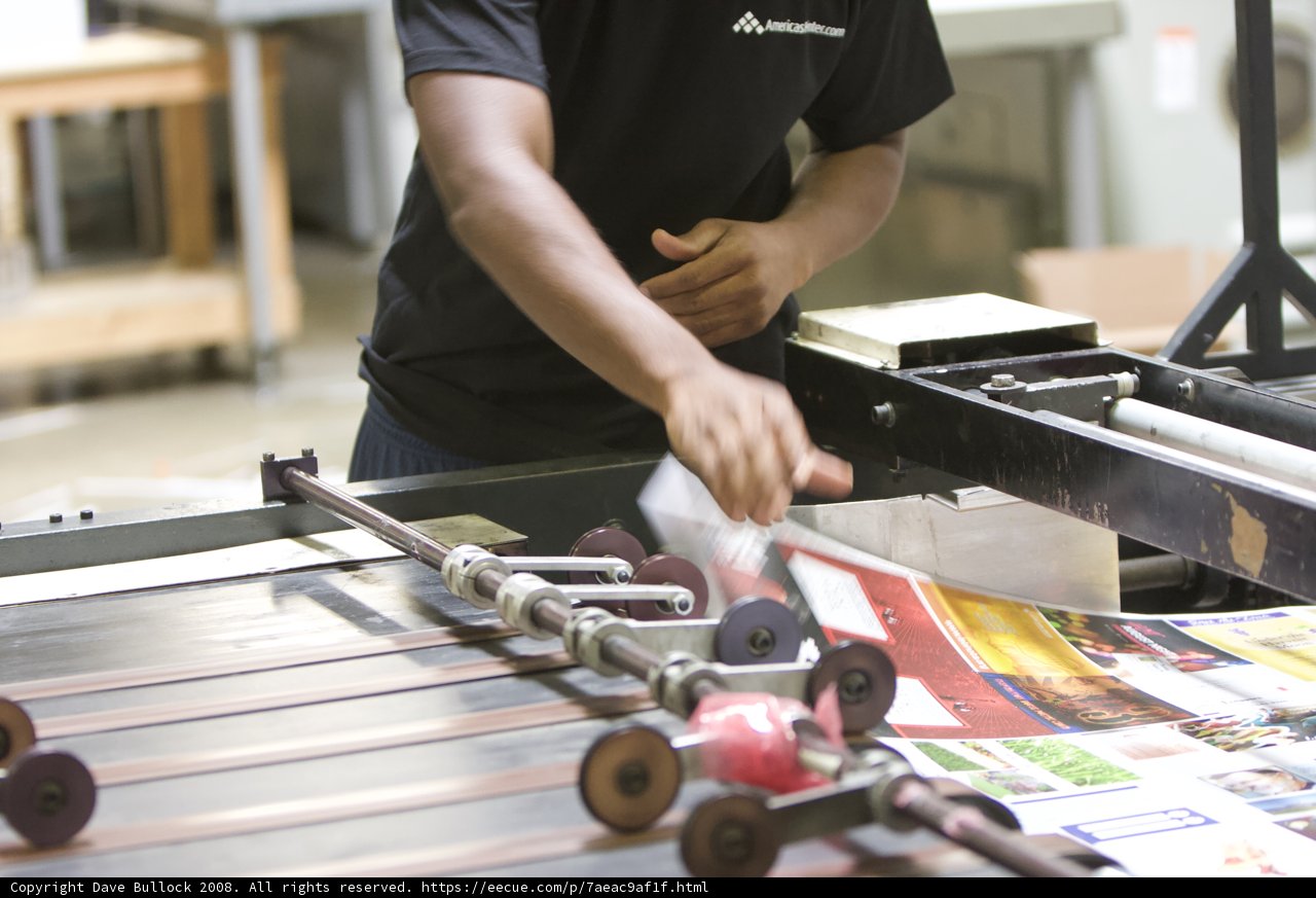 Working on the Printing Press