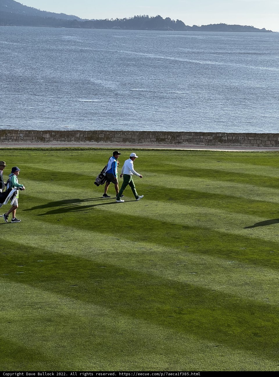 Walking and Enjoying the Scenery at Pebble Beach
