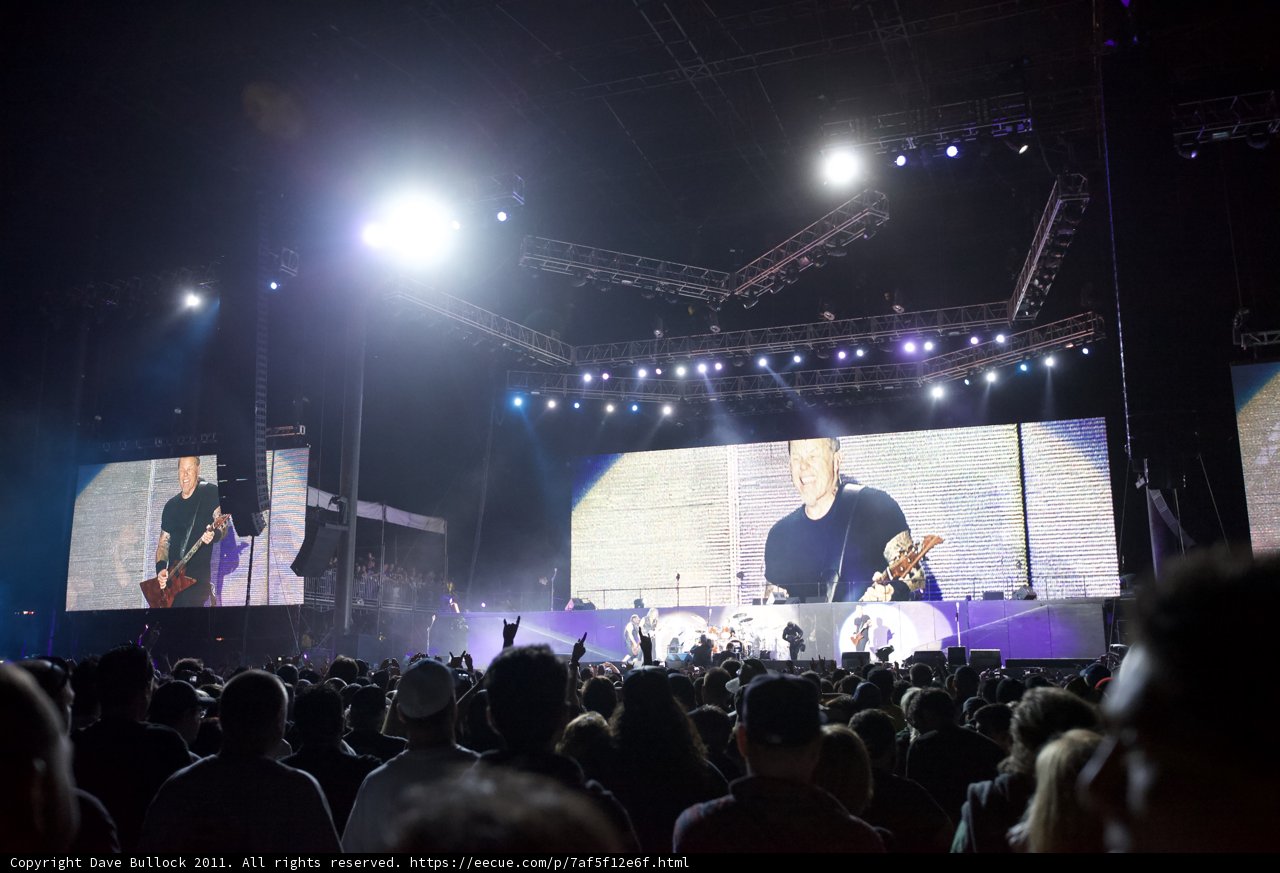 Big Four Festival Concert with James Hetfield