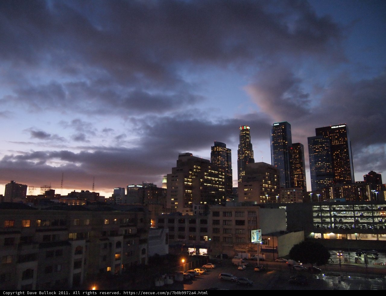 Nightfall on the Urban Skyline