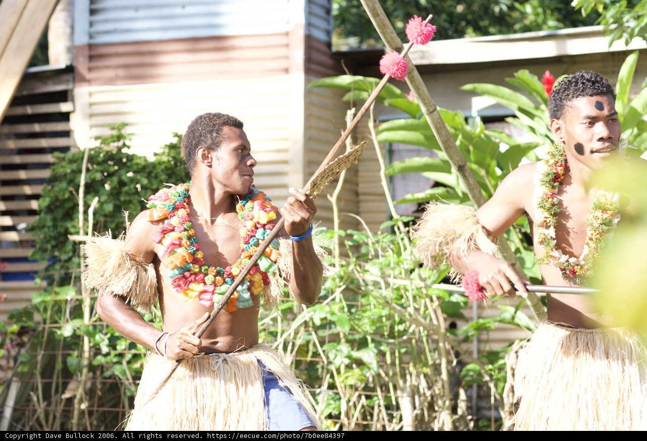 Traditional Fijian Spear Dance