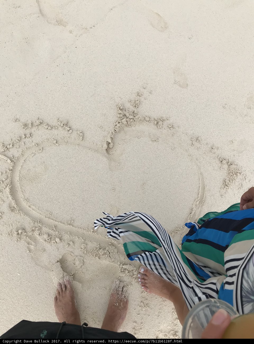 Heart on the Beach