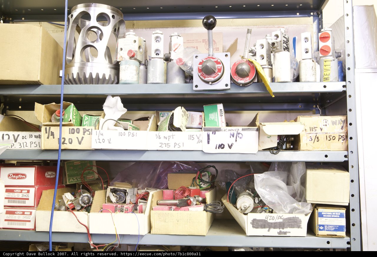 Shelf Full of Miscellaneous Items
