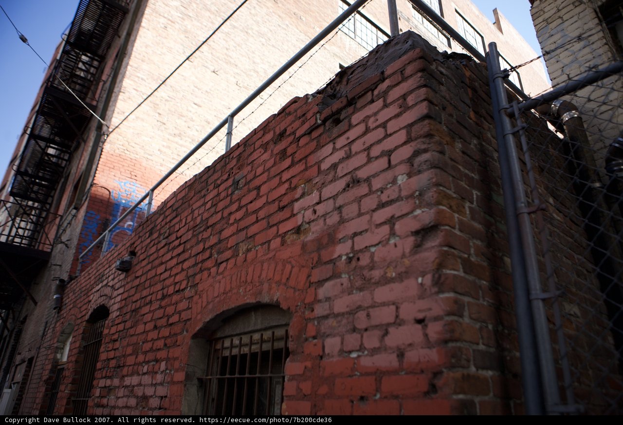 Brick Building and Fence