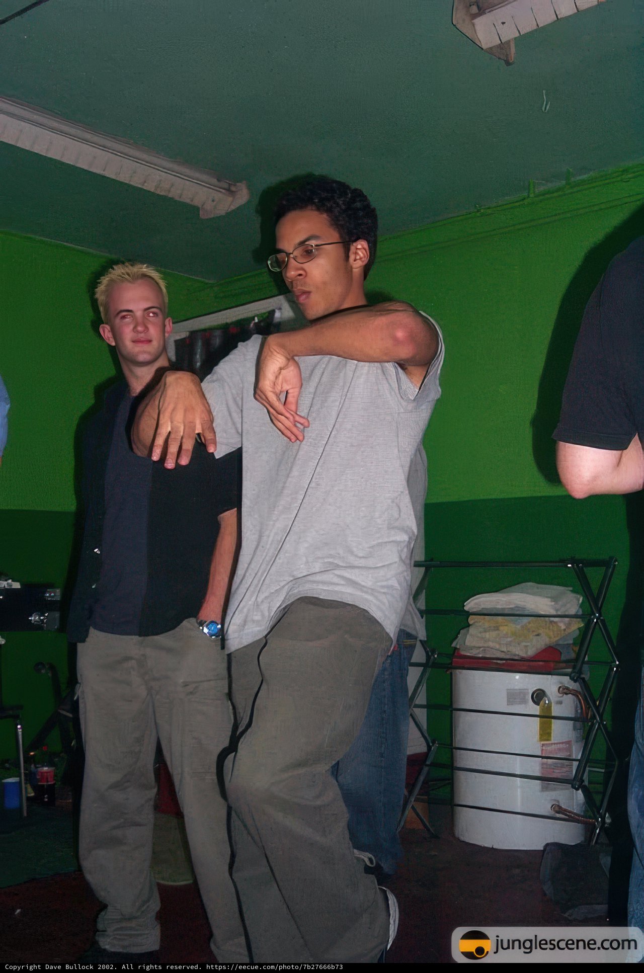 Three Men Sharing a Moment