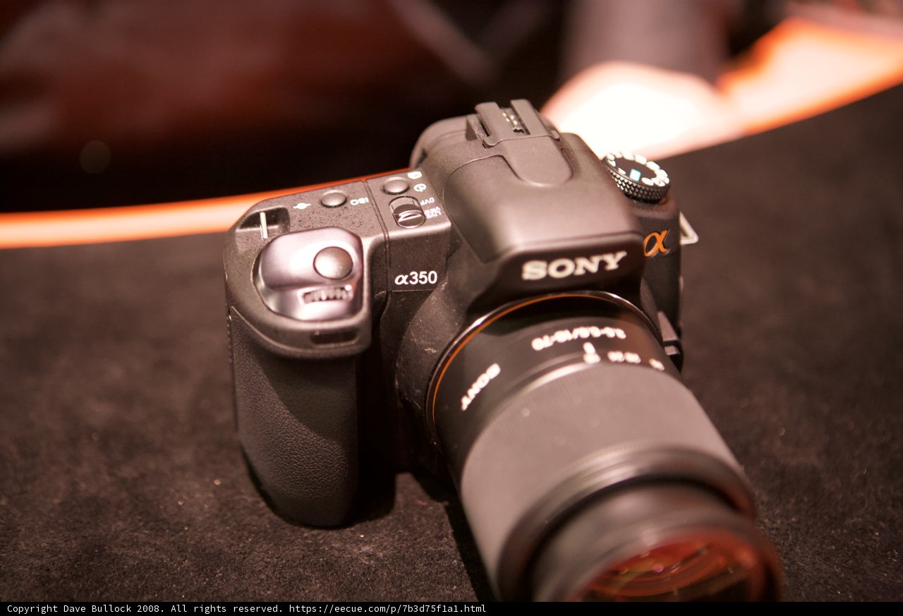 Sony Camera on Table