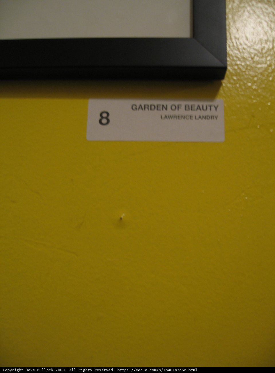 Garden of Beauty Sign on Building Wall