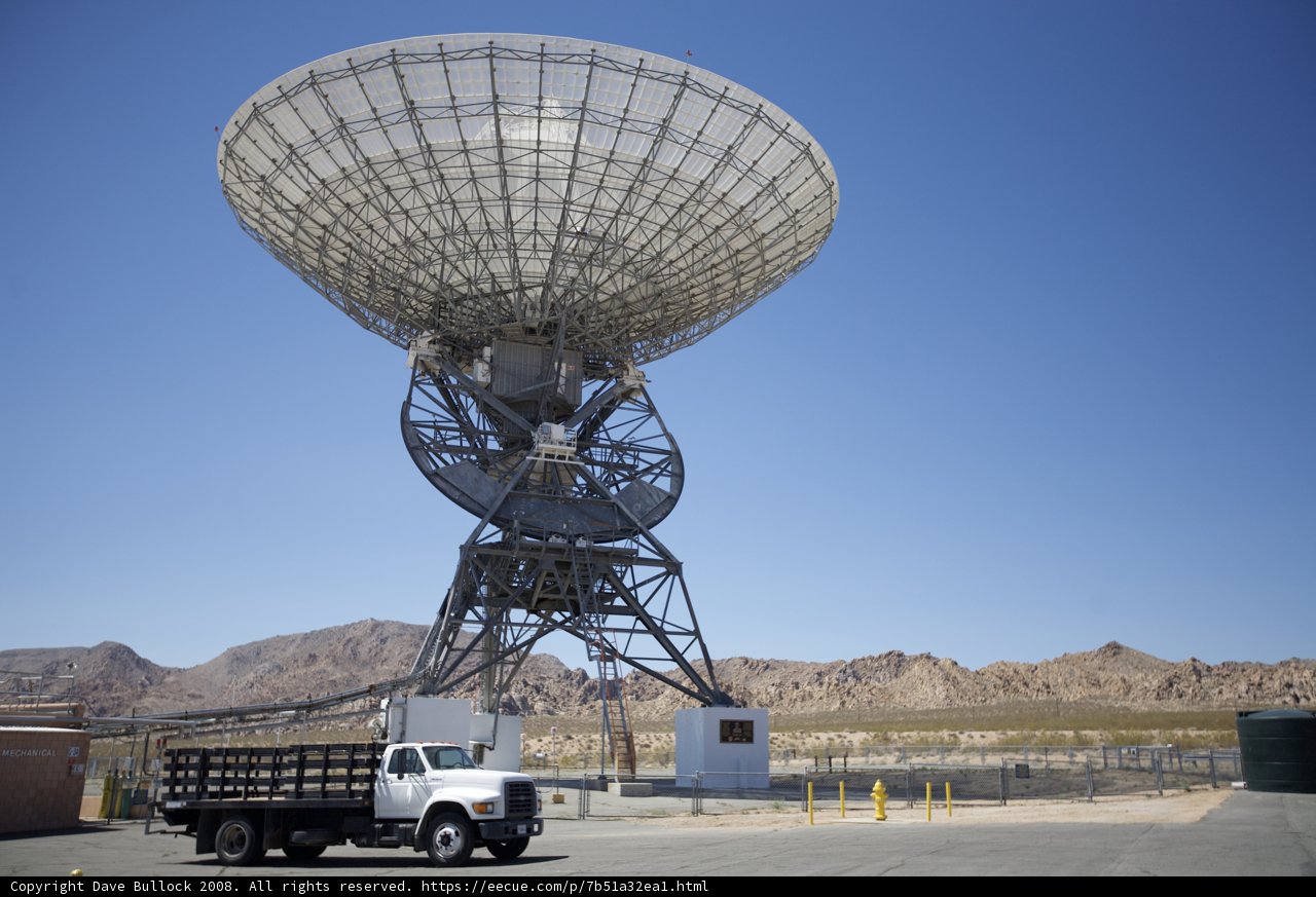 The Mighty Radio Telescope at Goldstone