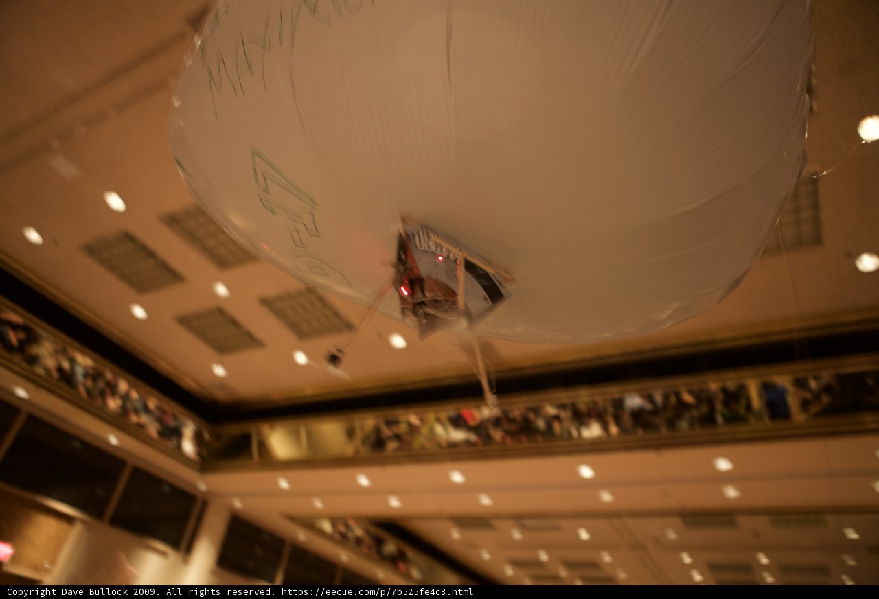 White Balloon Takes Flight Over DefCon 17