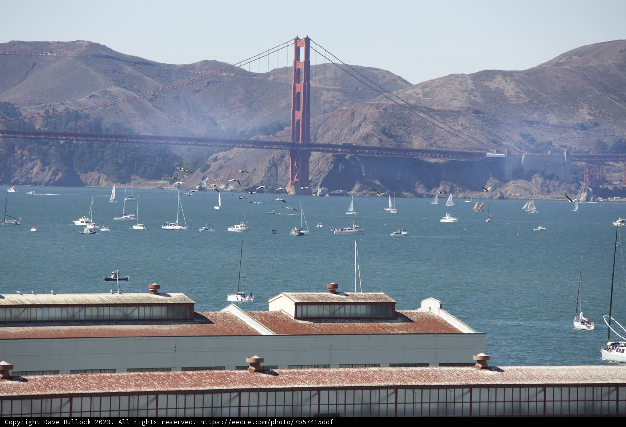 Fleet Week Air Show Spectacle at the Iconic Red Bridge