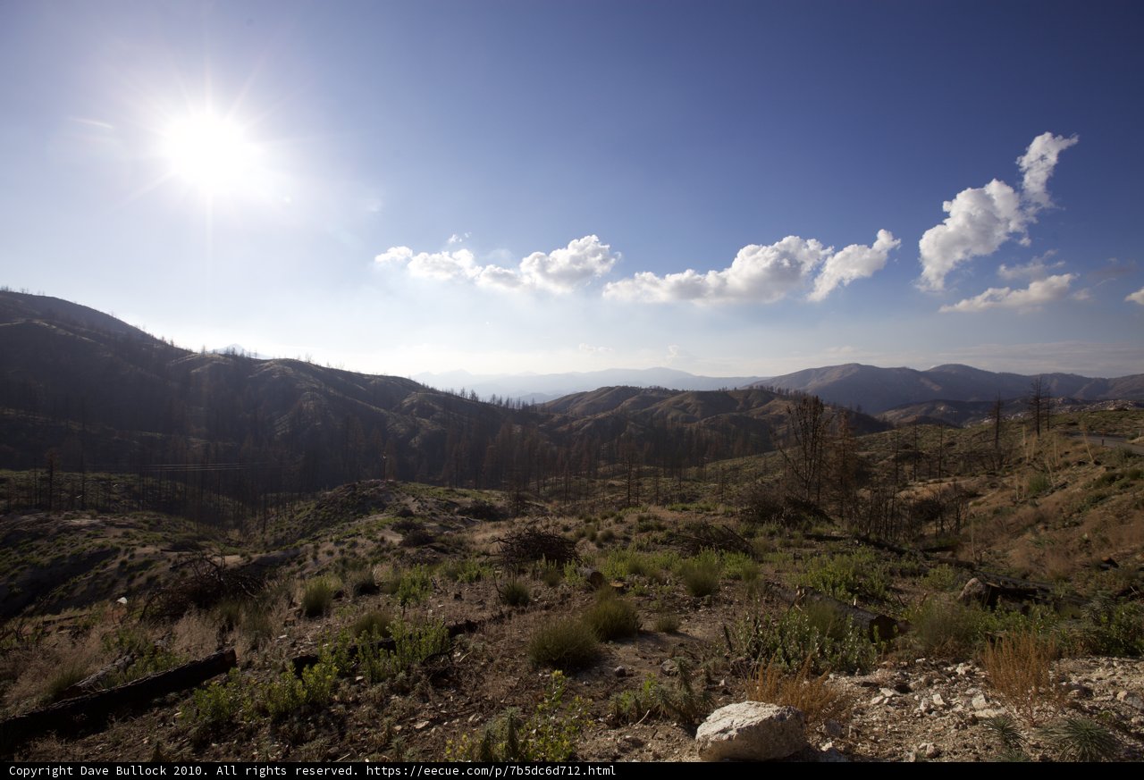 Summit of the Angeles Crest Range