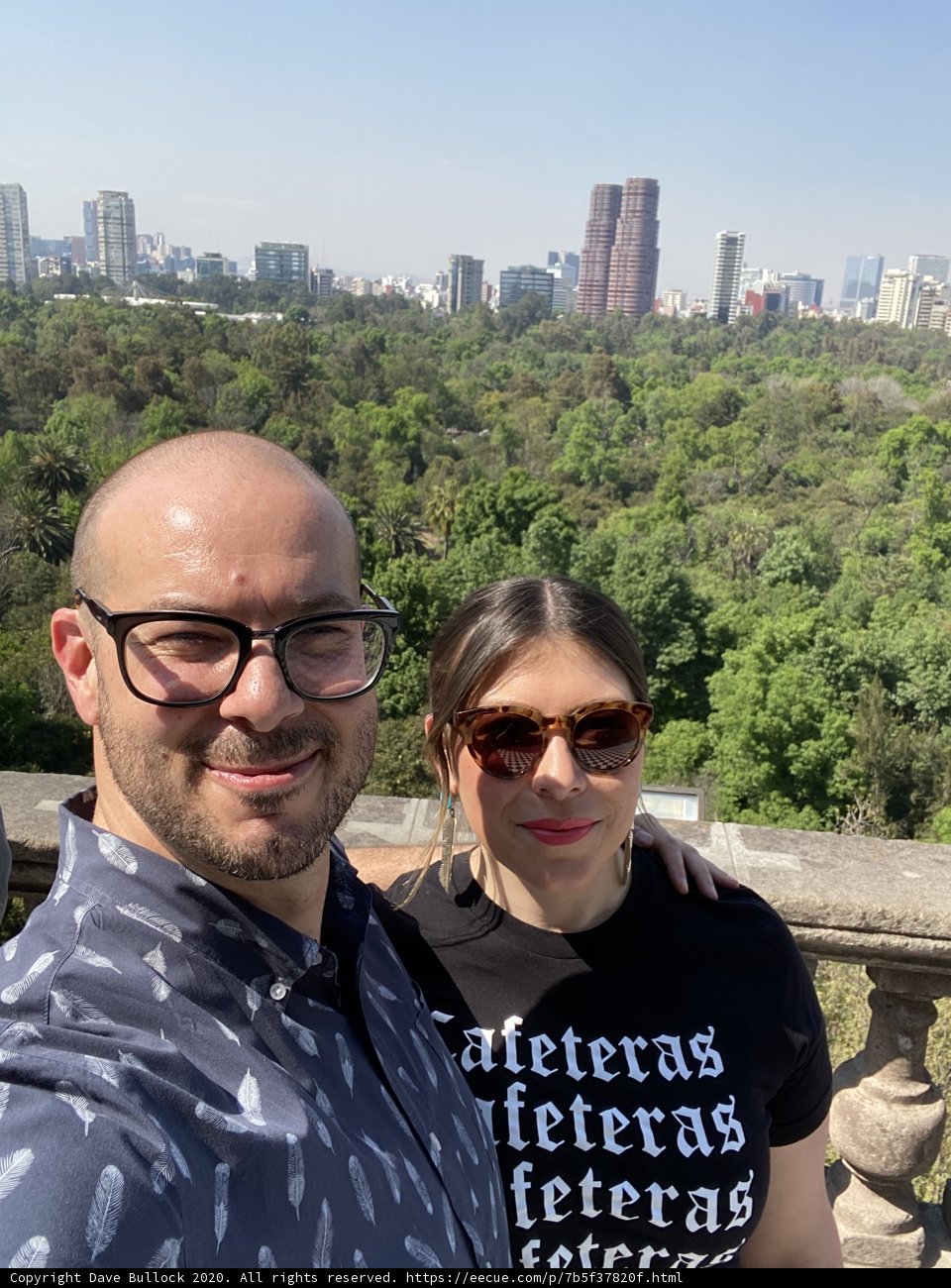 Couple Captures City Selfie