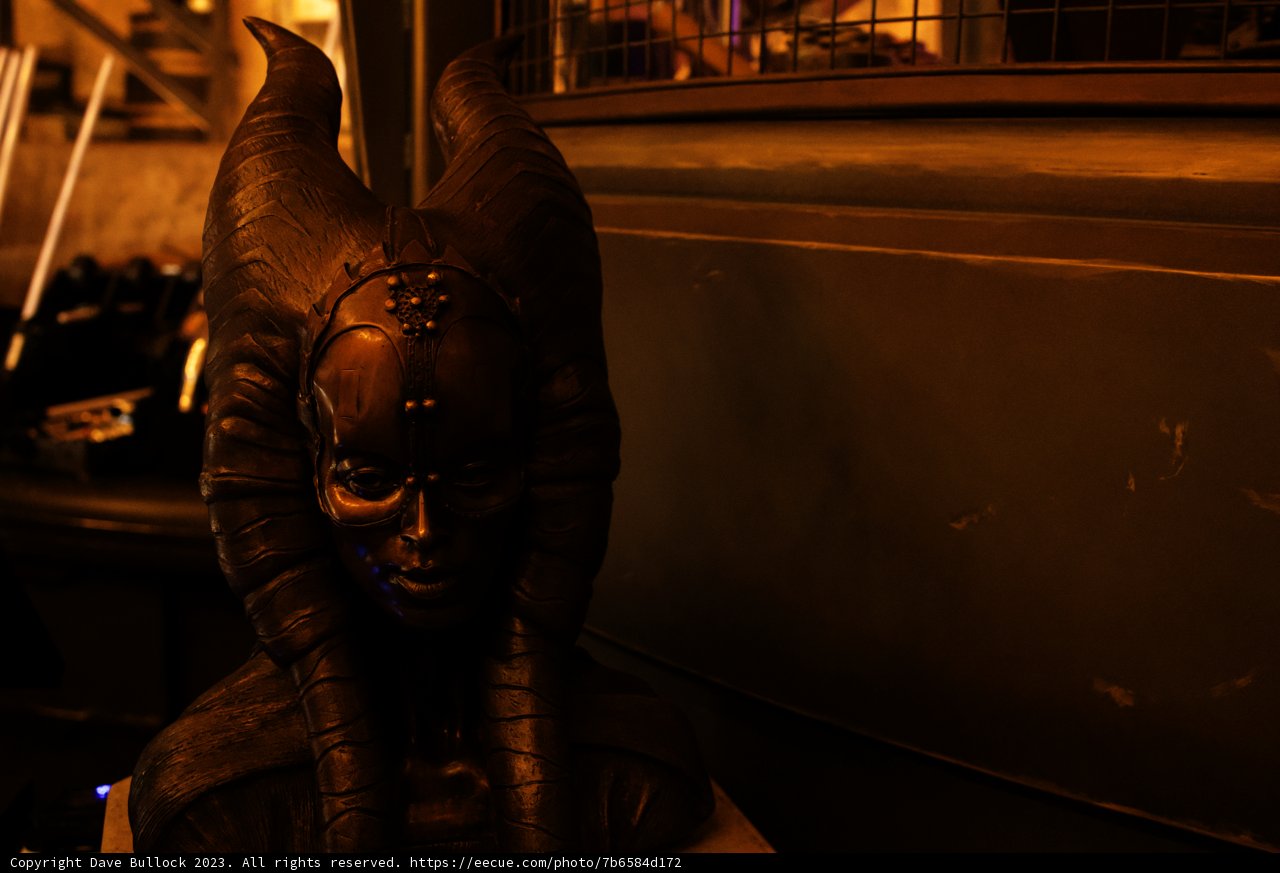Horned Woman Statue