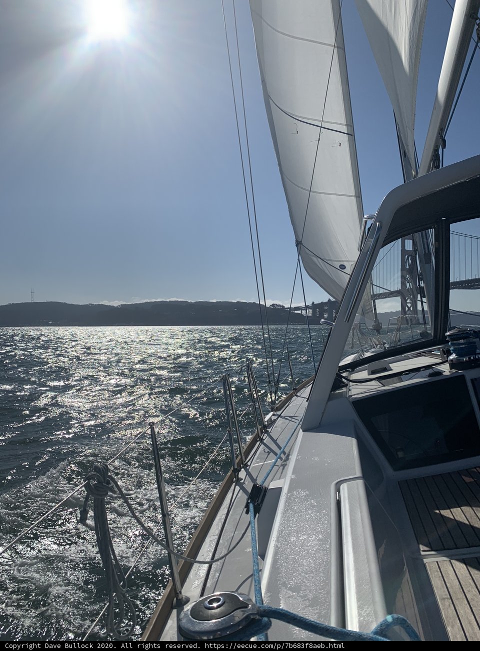 Sailing into the San Francisco Sun
