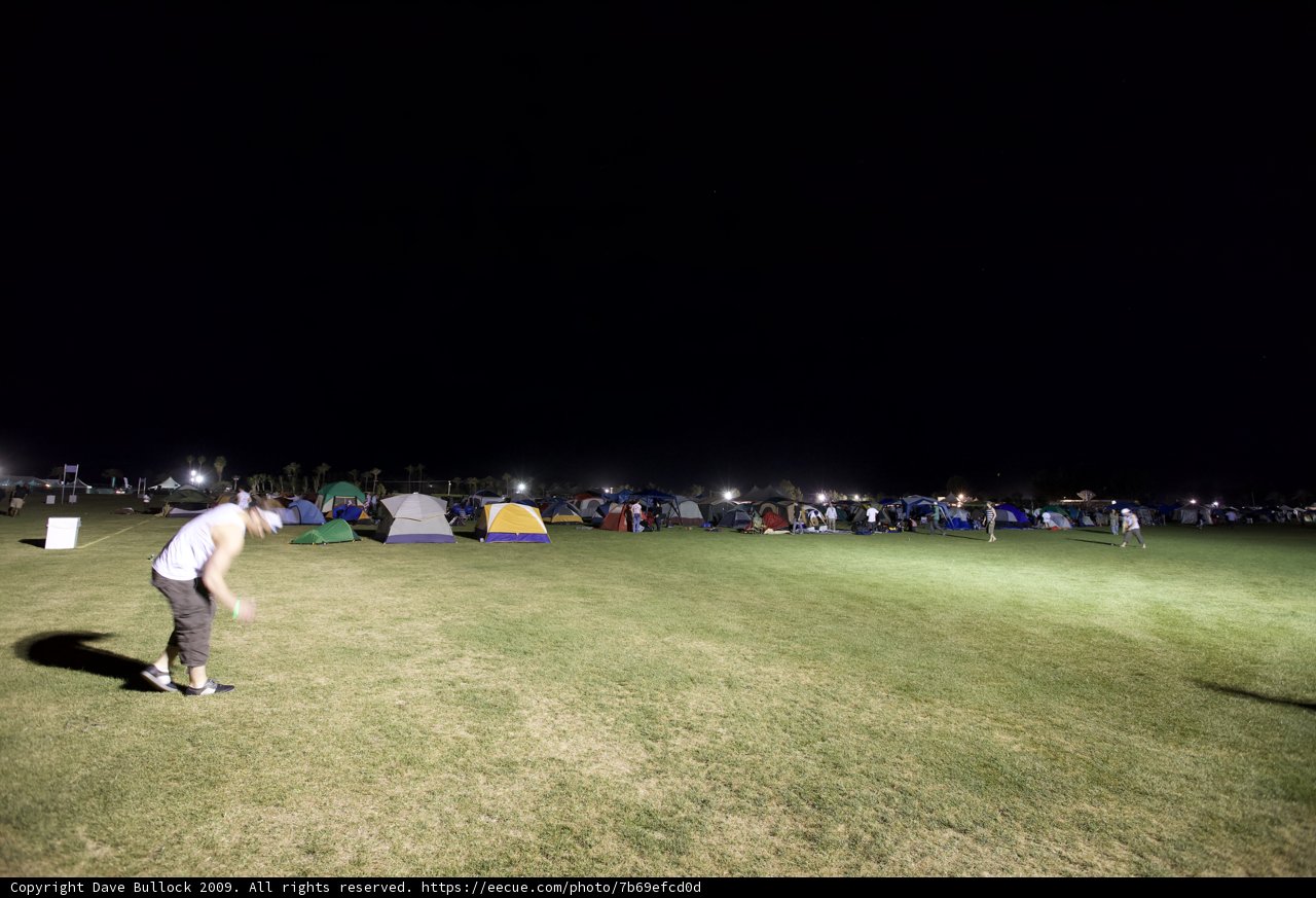 Nighttime Frisbee Fun