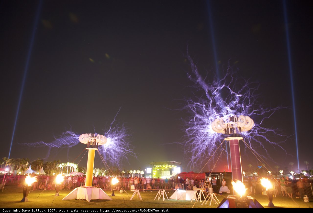 Electric Night Sky