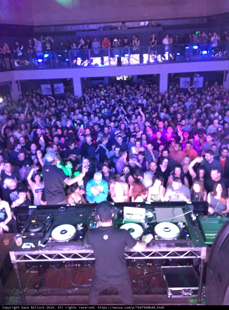 Crowded Night Club Concert in LA