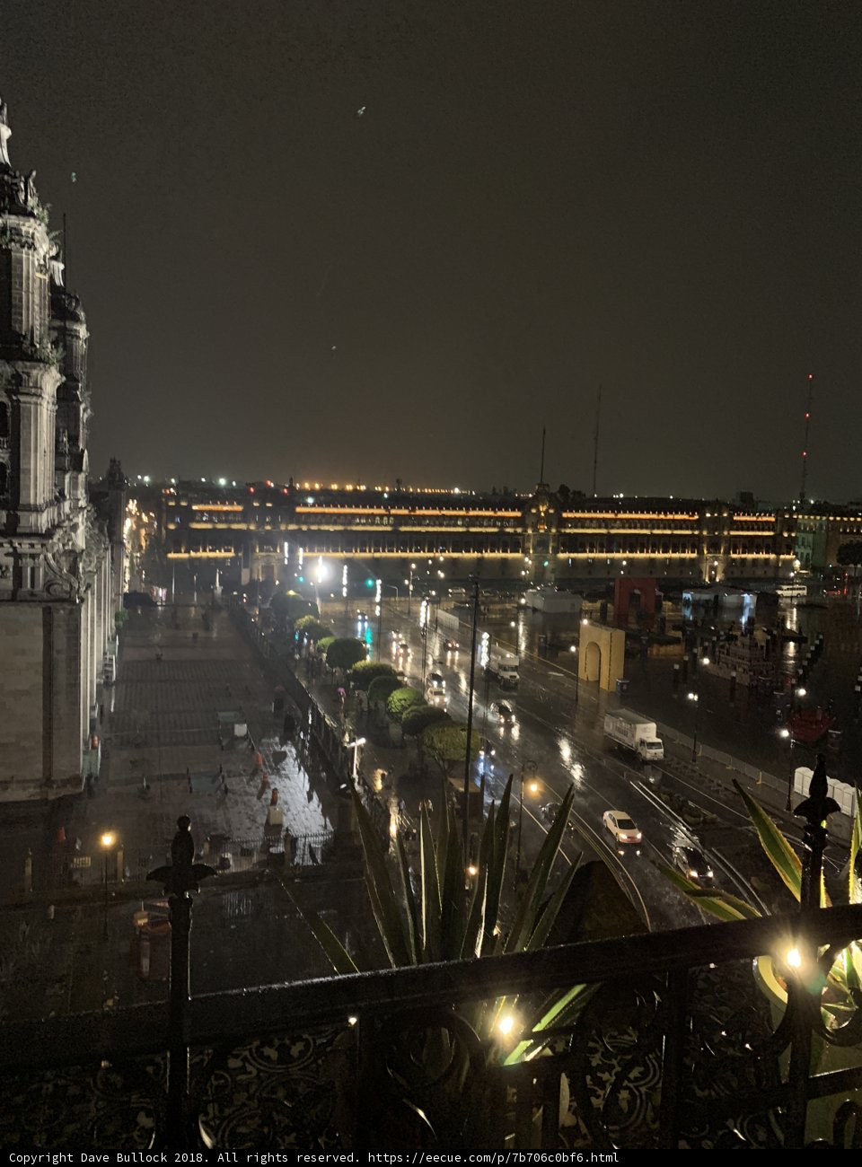 Nighttime View of the Thriving Metropolis