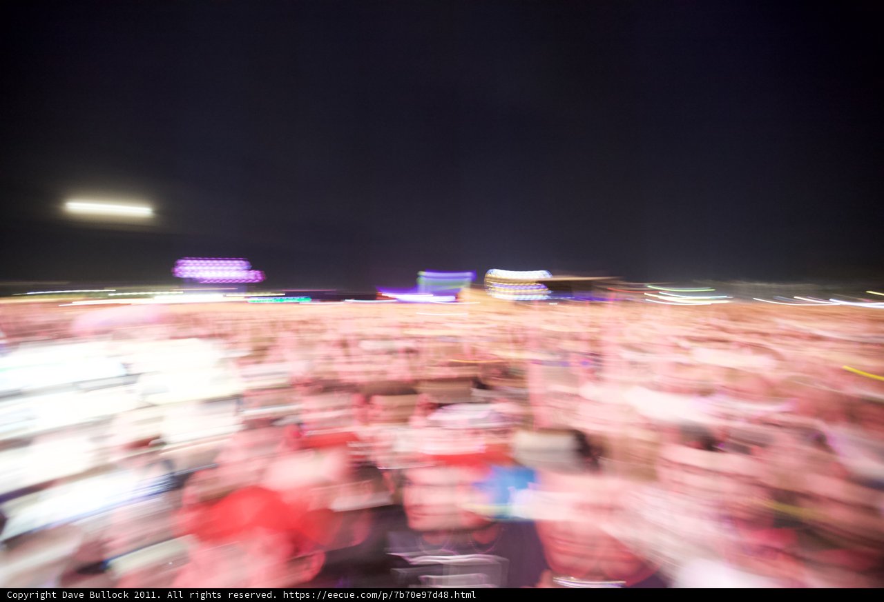 Blurry Metropolis Crowd at Coachella