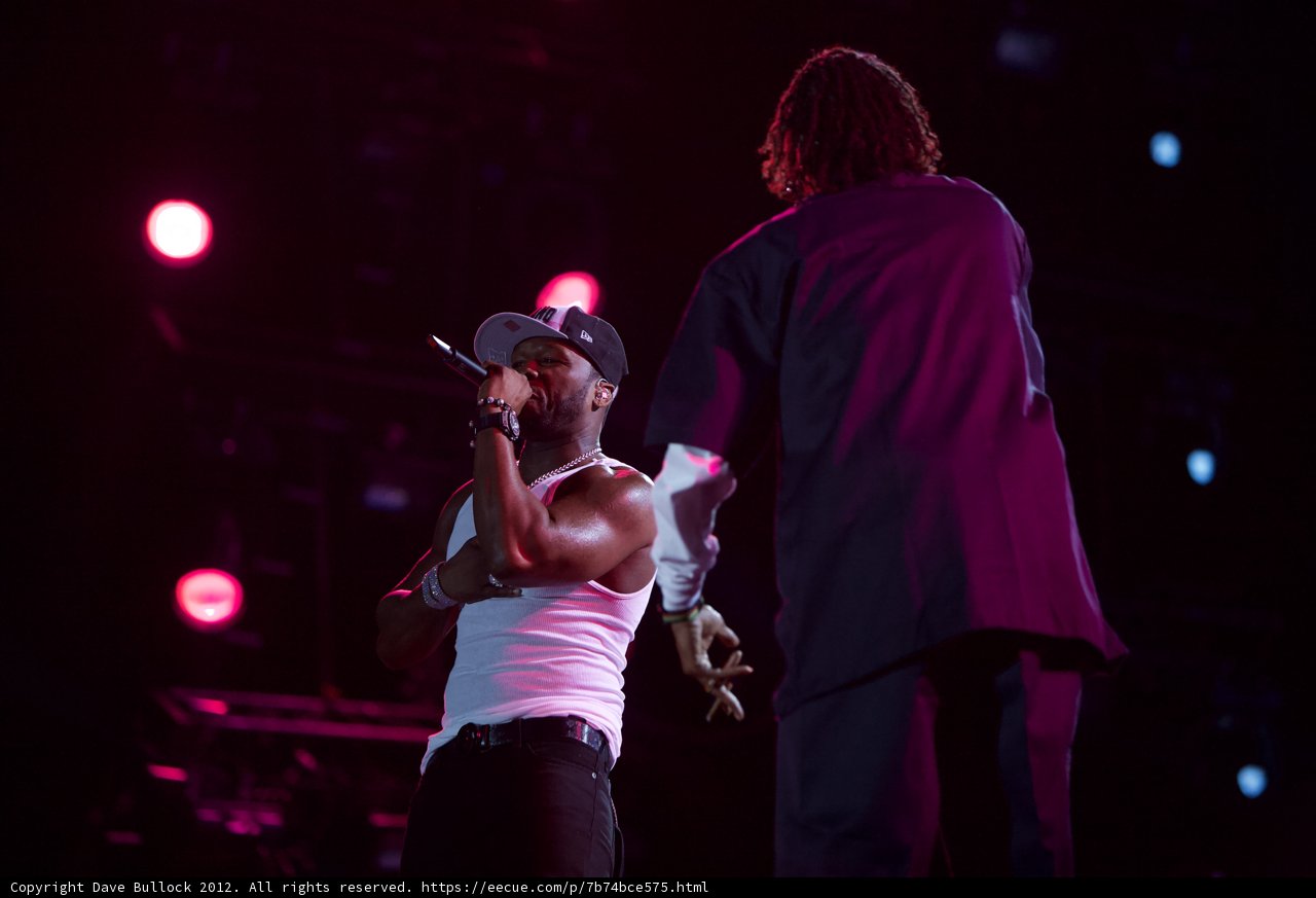 50 Cent Rocks Coachella Stage