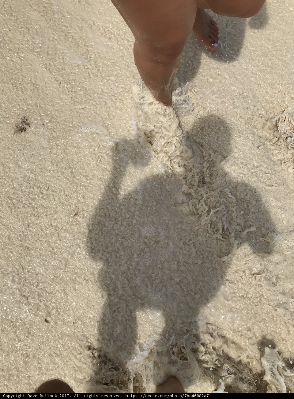 Shadow Play on the Cancun Beach