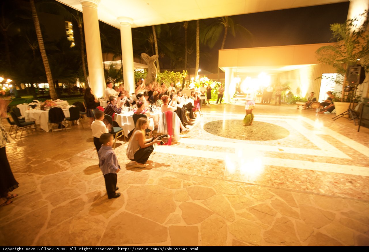 Beach Wedding Reception