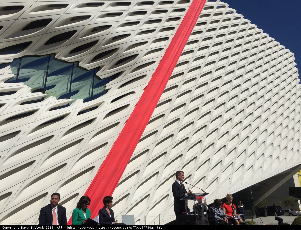 Ribbon Cutting Ceremony for The Broad Building