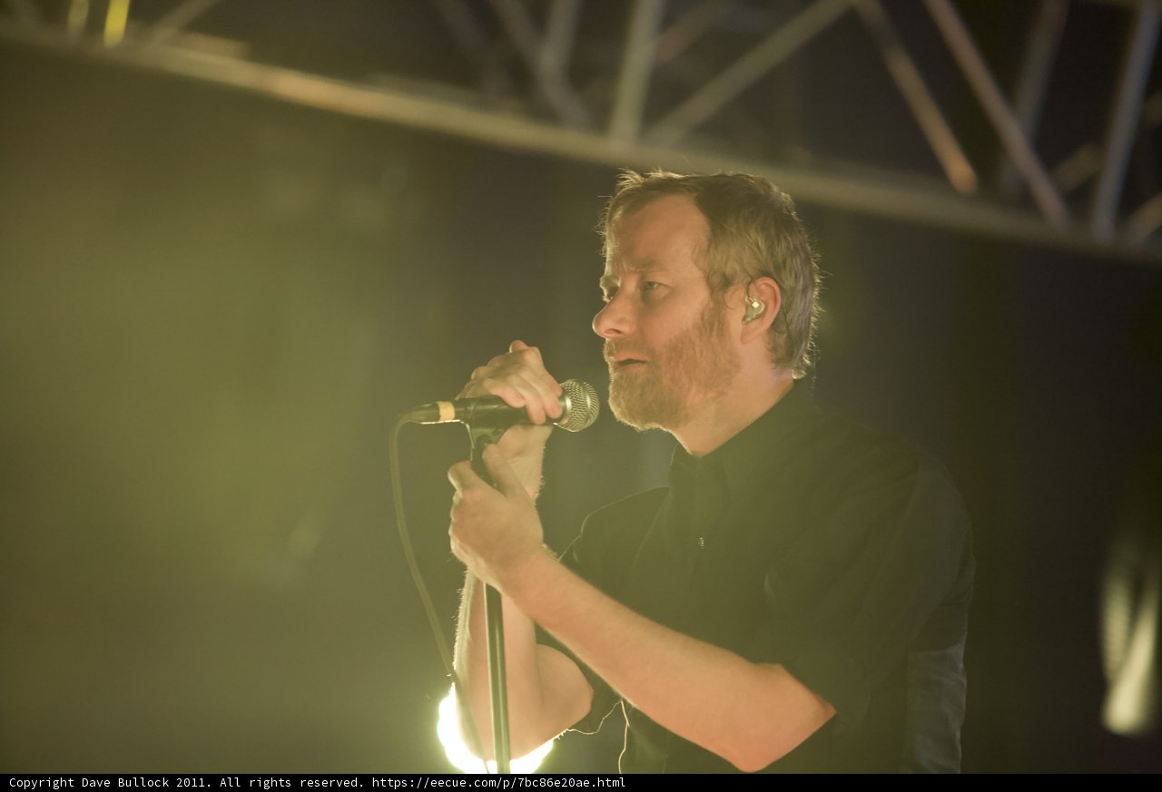 Matt Berninger gives a solo performance at Coachella