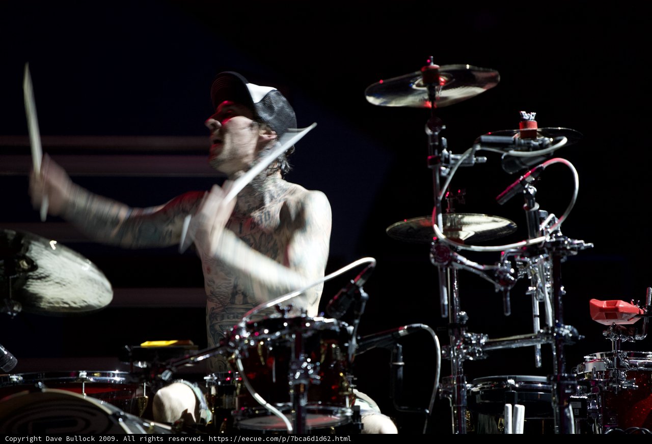 Inked Drummer Rocks Out