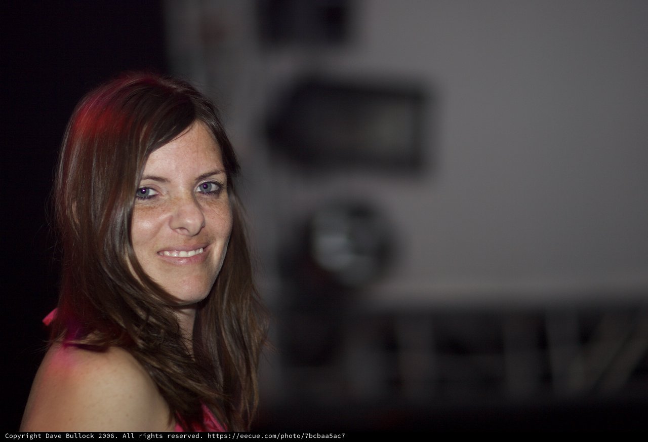Penelope's Radiant Smile in Moody Evening Light