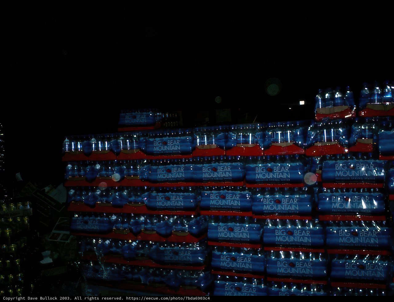 Bottle Pile at Coachella Camping