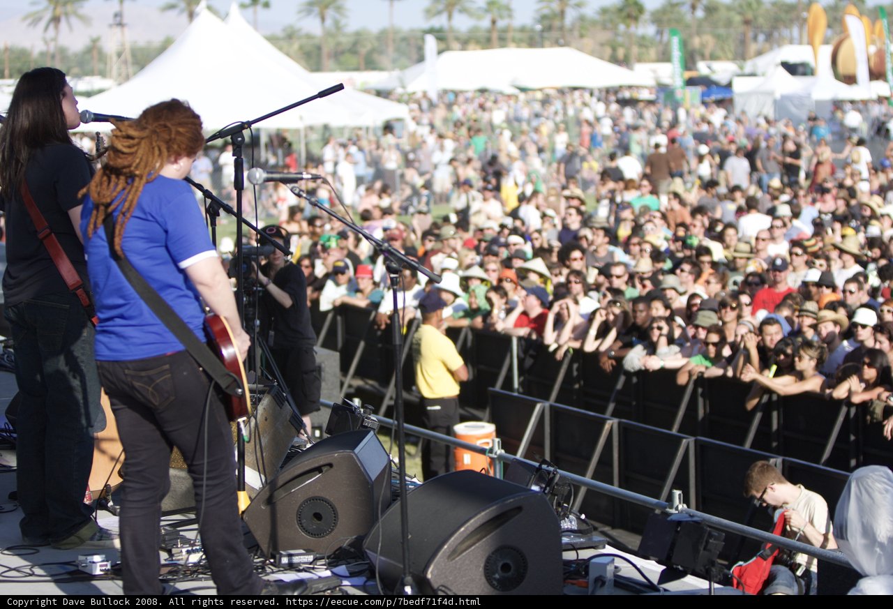 Energetic Performance at Coachella