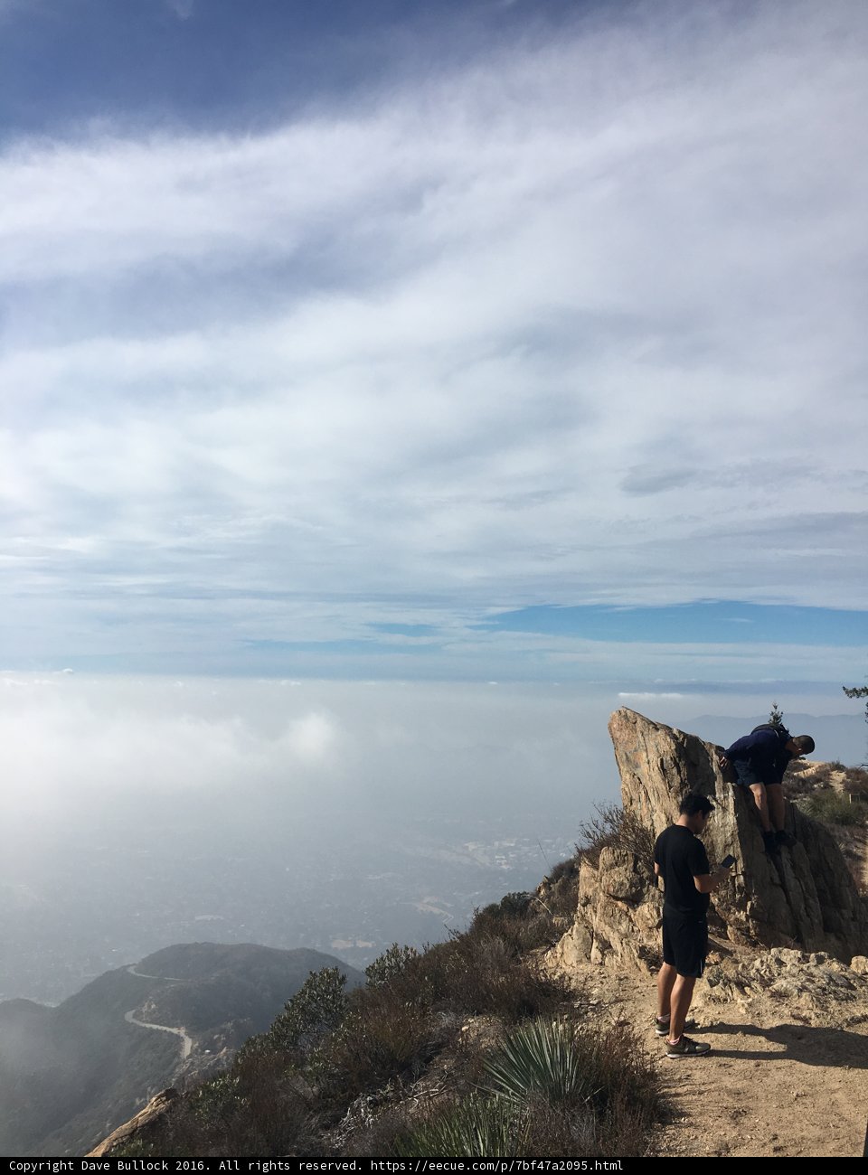 Overlooking the City from a Promontory