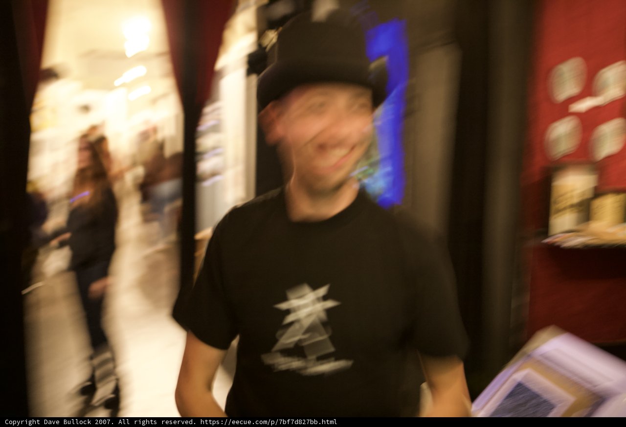 Blurry Man in a Hat