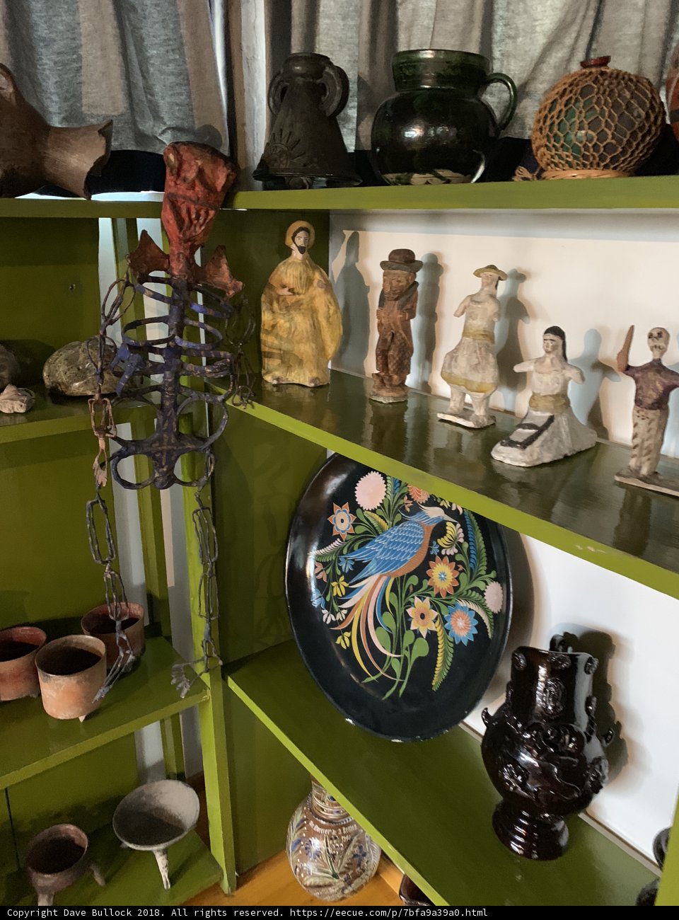Pottery Collection on Display