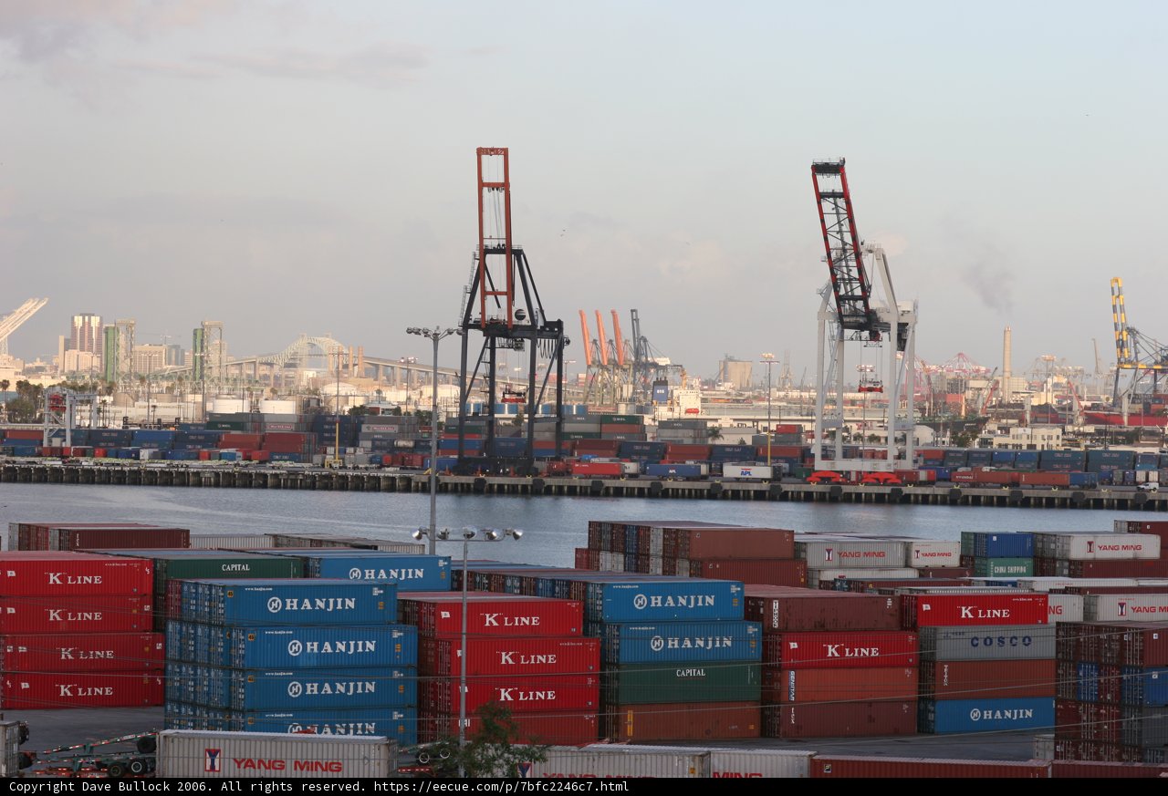 Blue Waters at the Busy Port
