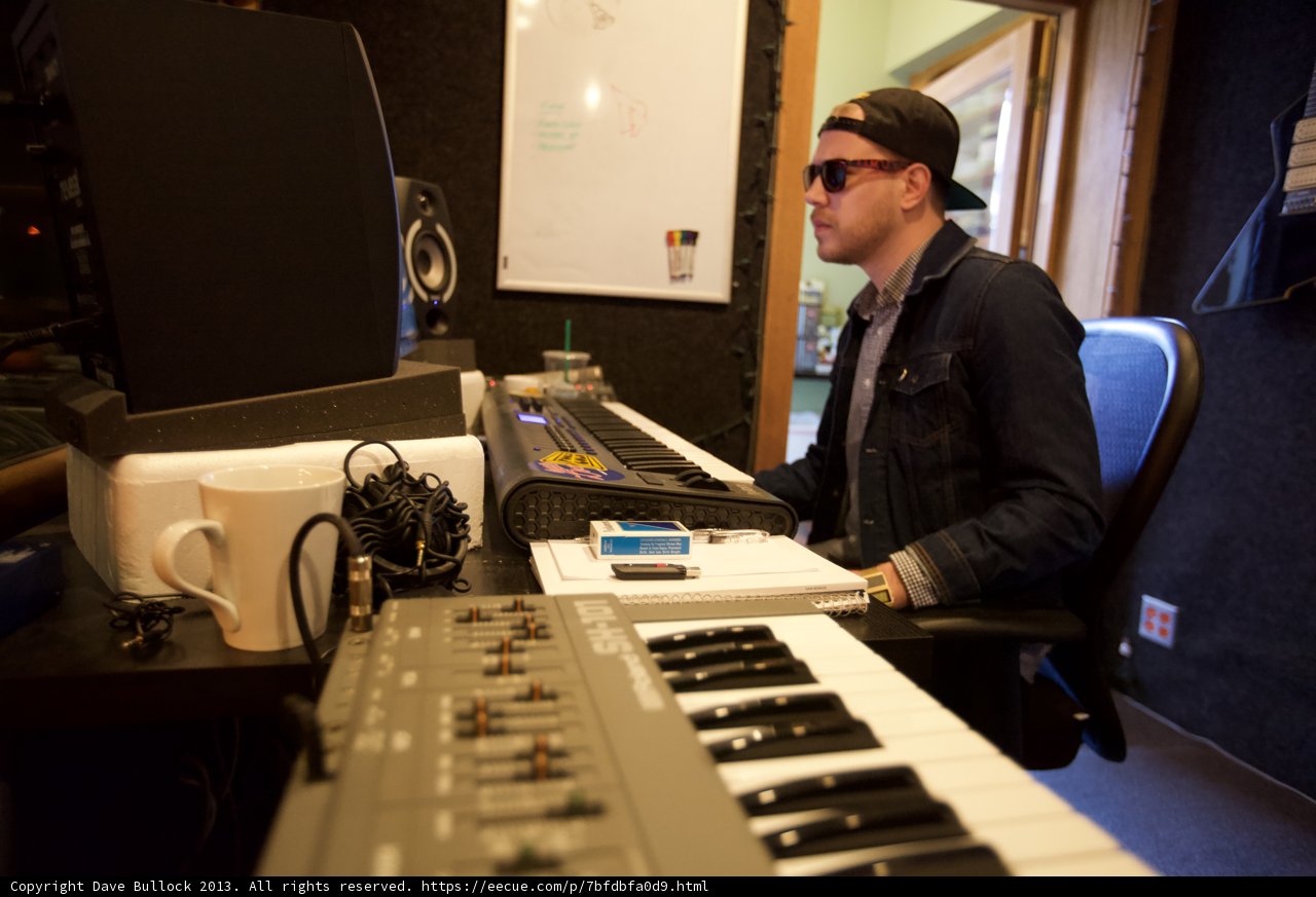 Studio Session with a Musician