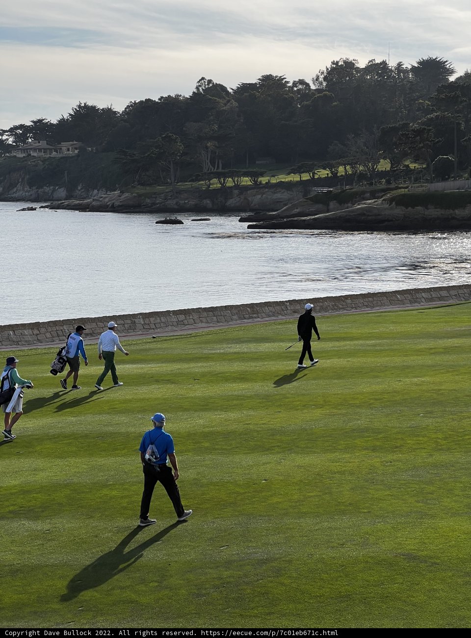 A Round of Golf by the Pebble Beach Coastline